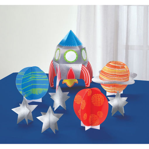 Picture of BLAST OFF TABLE DECORATION KIT - 8PK